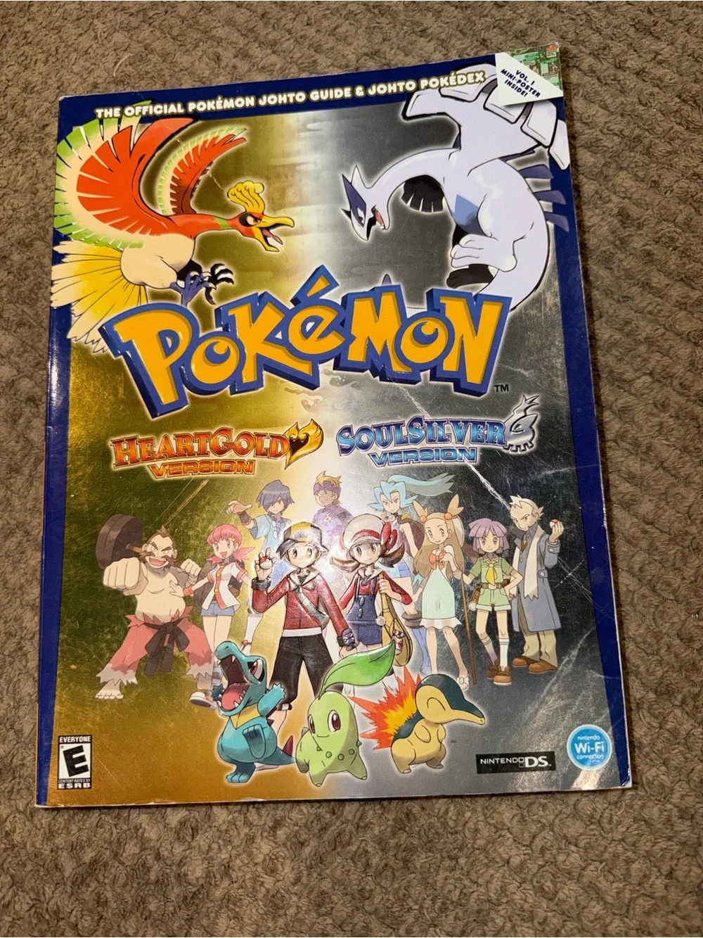Pokémon HeartGold & SoulSilver Official Johto Guide & Pokédex with Map